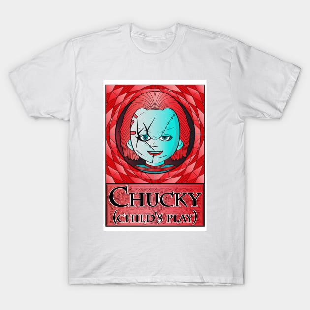 Horror Icons - Chucky T-Shirt by Anton Sever